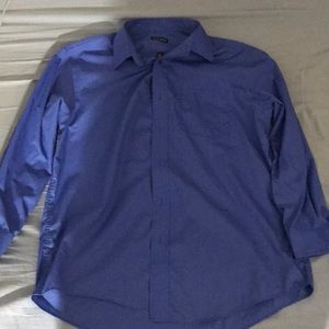 Blue George button shirt